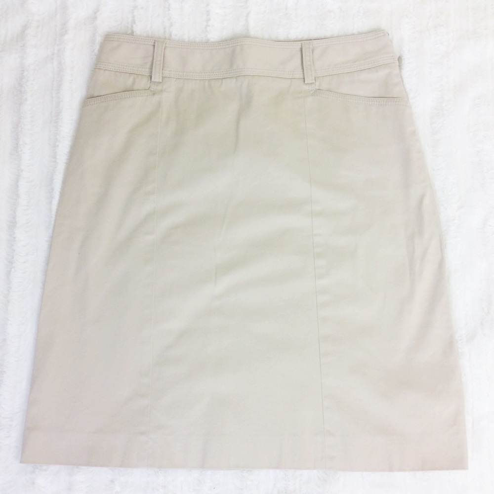 J. Crew Stretch pencil skirt khaki